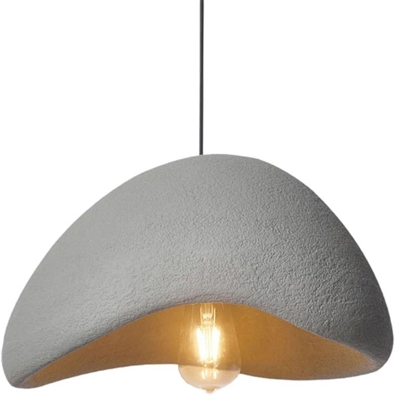 Wabi Sabi Glass Metal Cloud Burst Pendant Light
