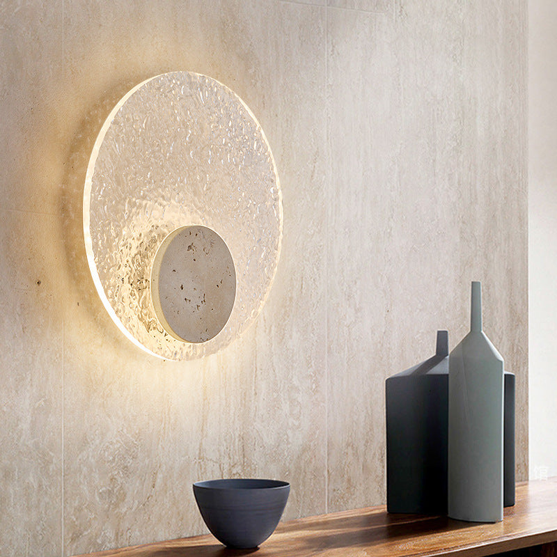 Acrylic Travertine Creative Wall Light 5