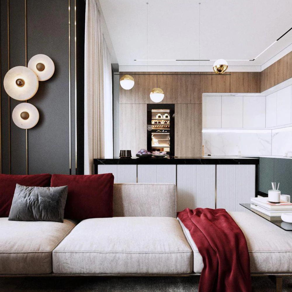 Alabaster Radiance Minimalist Elegance Wall Lamp 8
