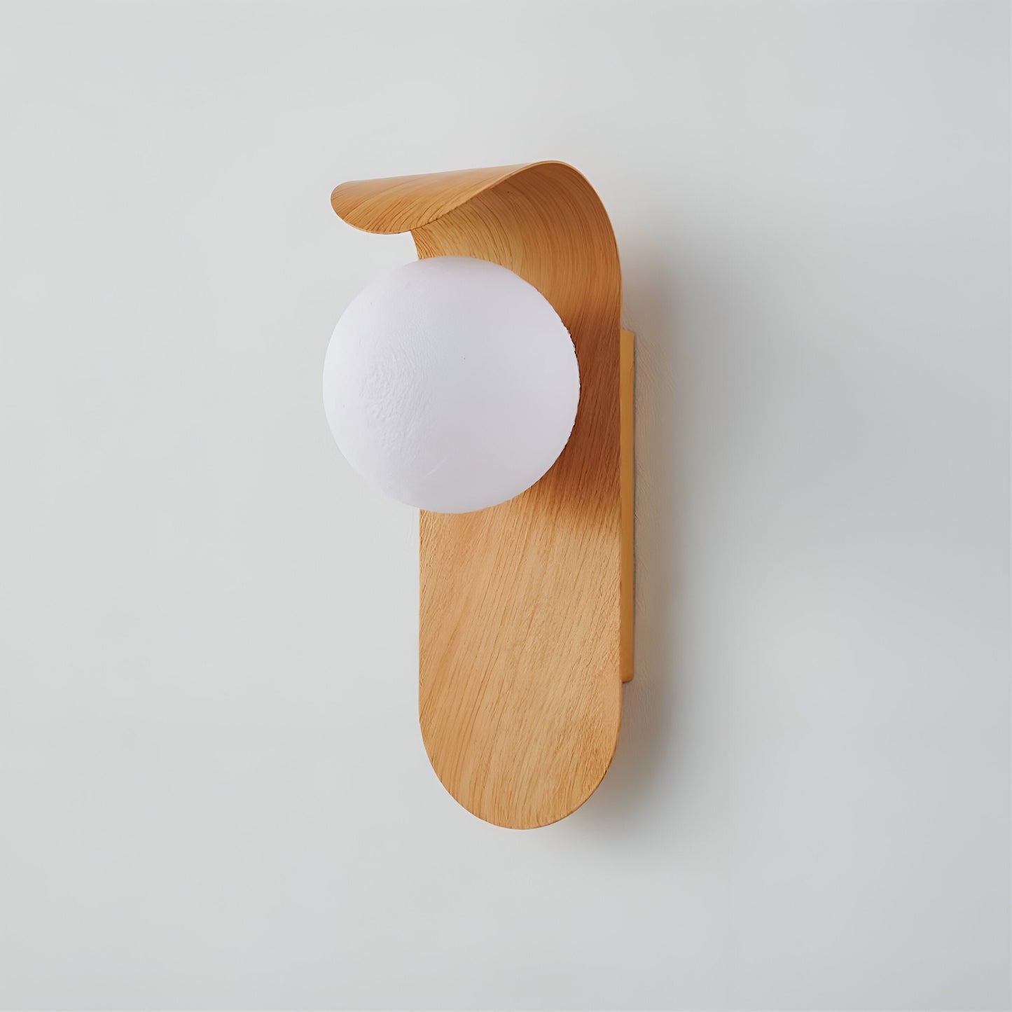 Carlyle Nordic Minimalist Iron Wood Accent LED Wall Light 7
