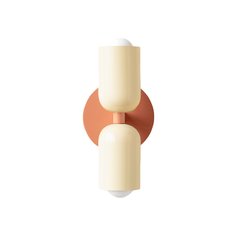 Nordic Colorful Double Head Iron Wall Light 16