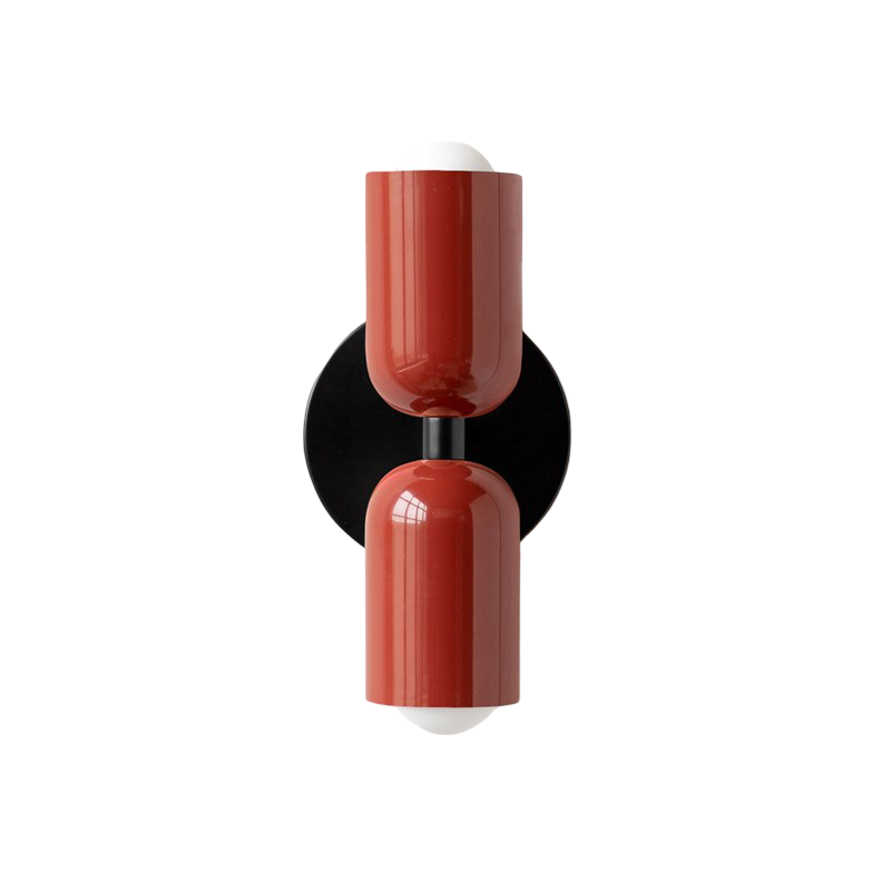 Nordic Colorful Double Head Iron Wall Light 27