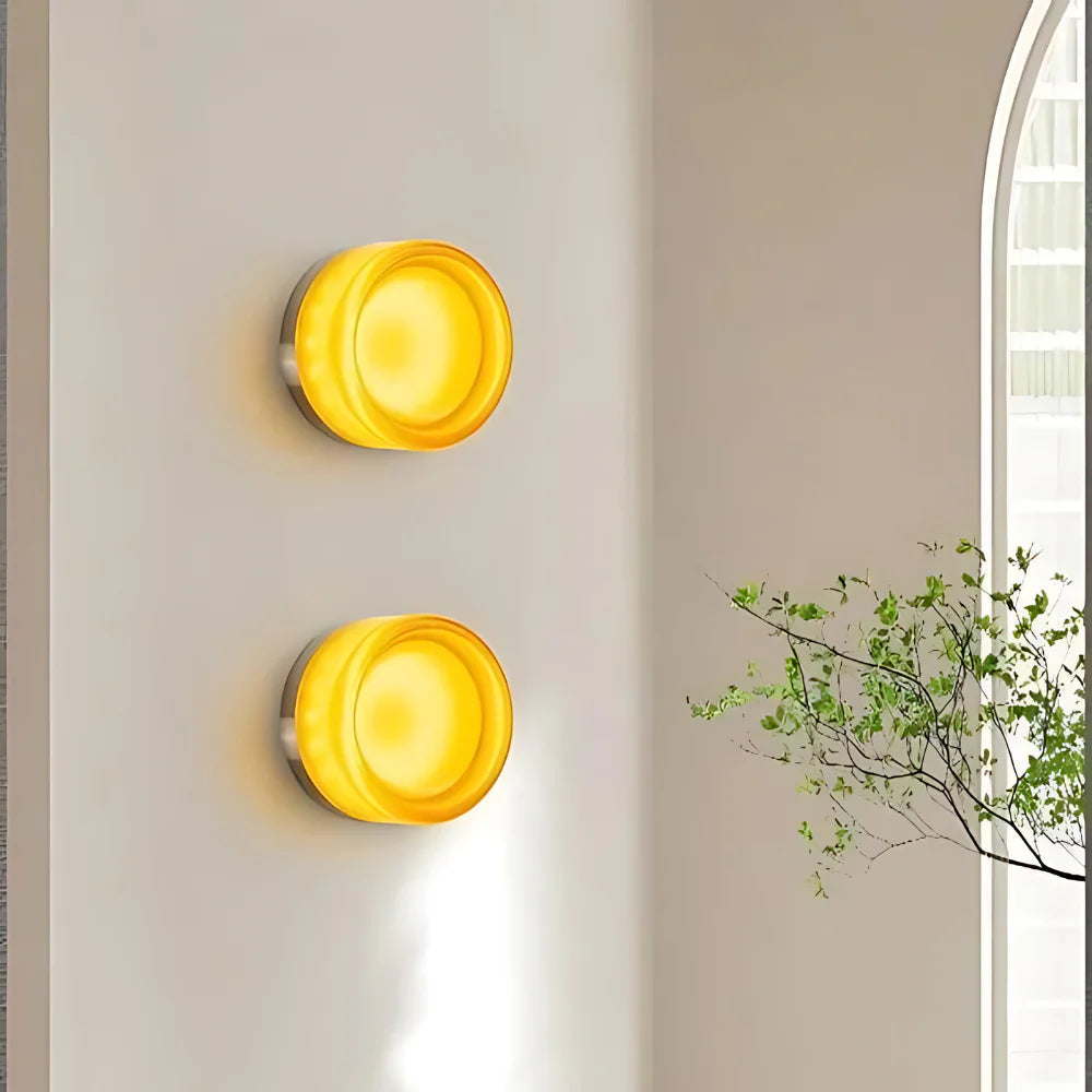 Nordic Luminous Dimple Acrylic Modern Wall Light 8