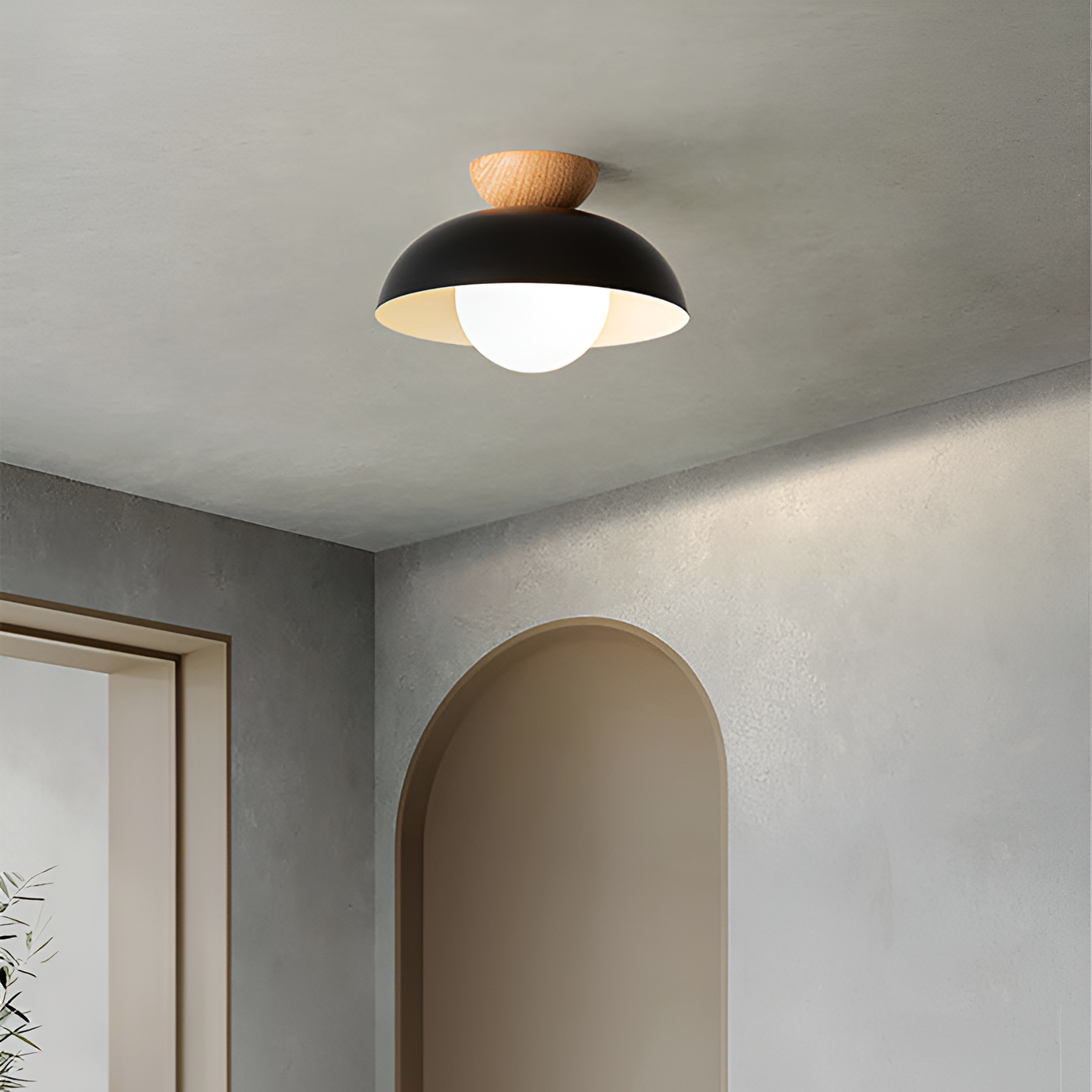 Nordic Minimalist Eco Iron Shade Ceiling Light 8