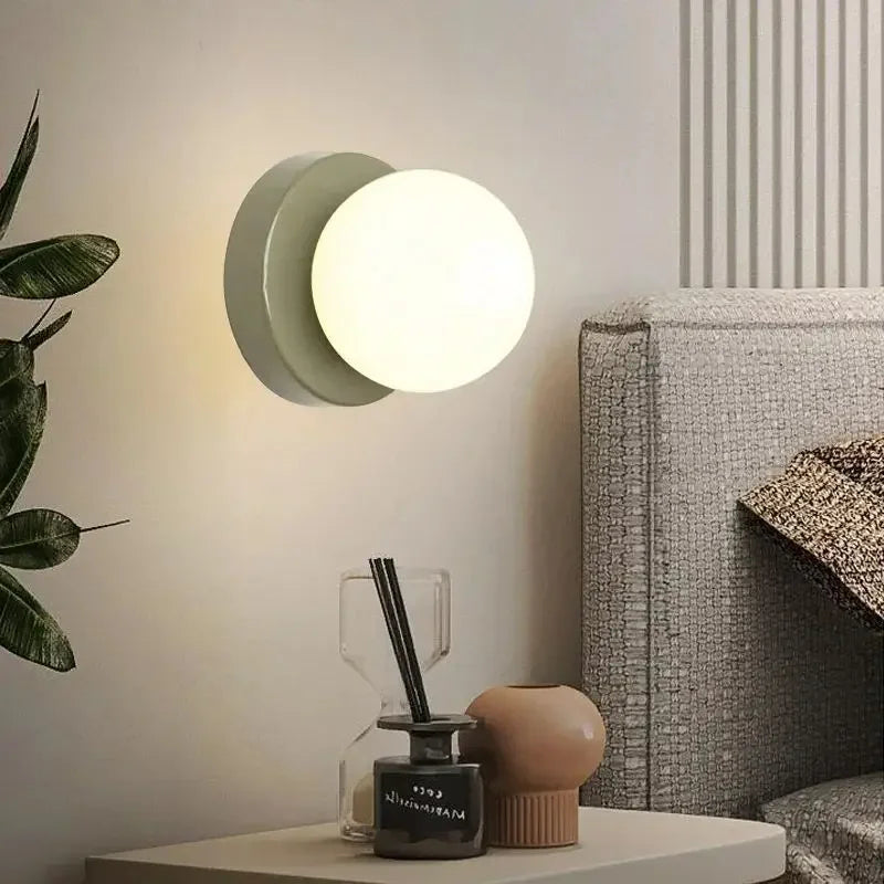 Nordic Rounded Minimalist LED Iron Wall Light 5