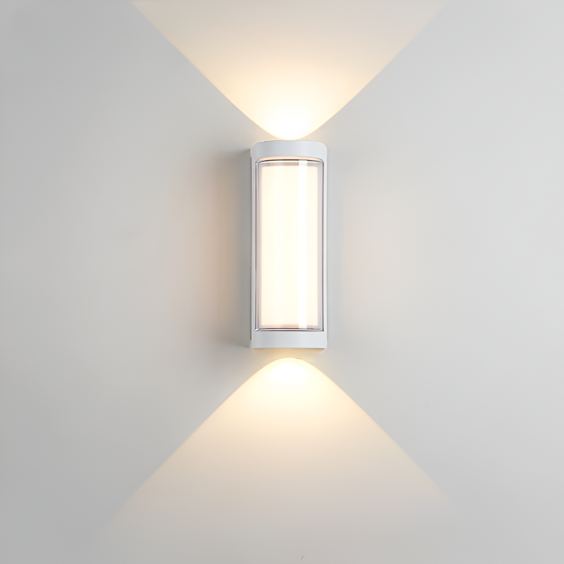 Nordic Up Down Acrylic Waterproof Minimalist Outdoor Wall Light 13