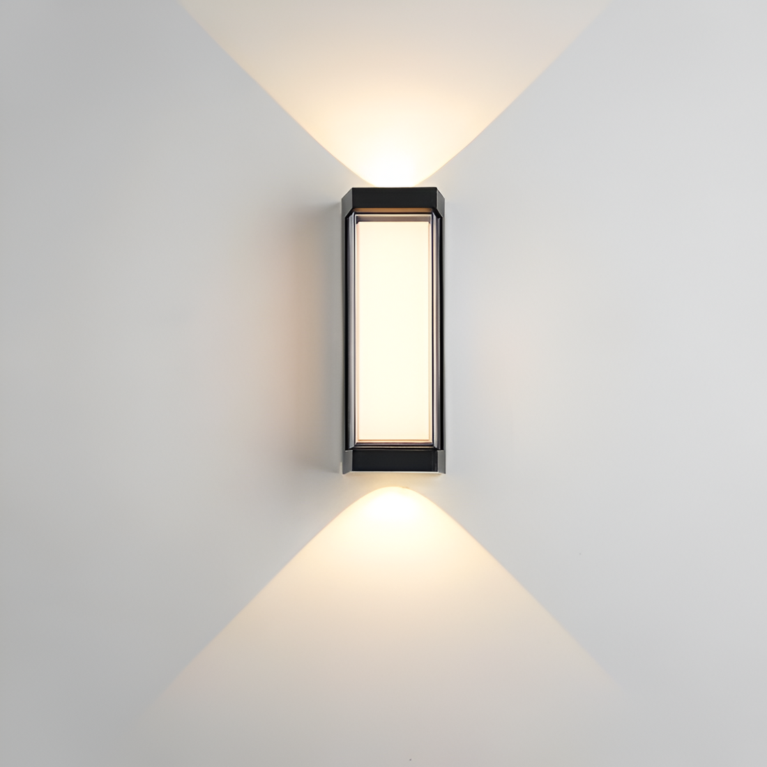 Nordic Up Down Acrylic Waterproof Minimalist Outdoor Wall Light 9