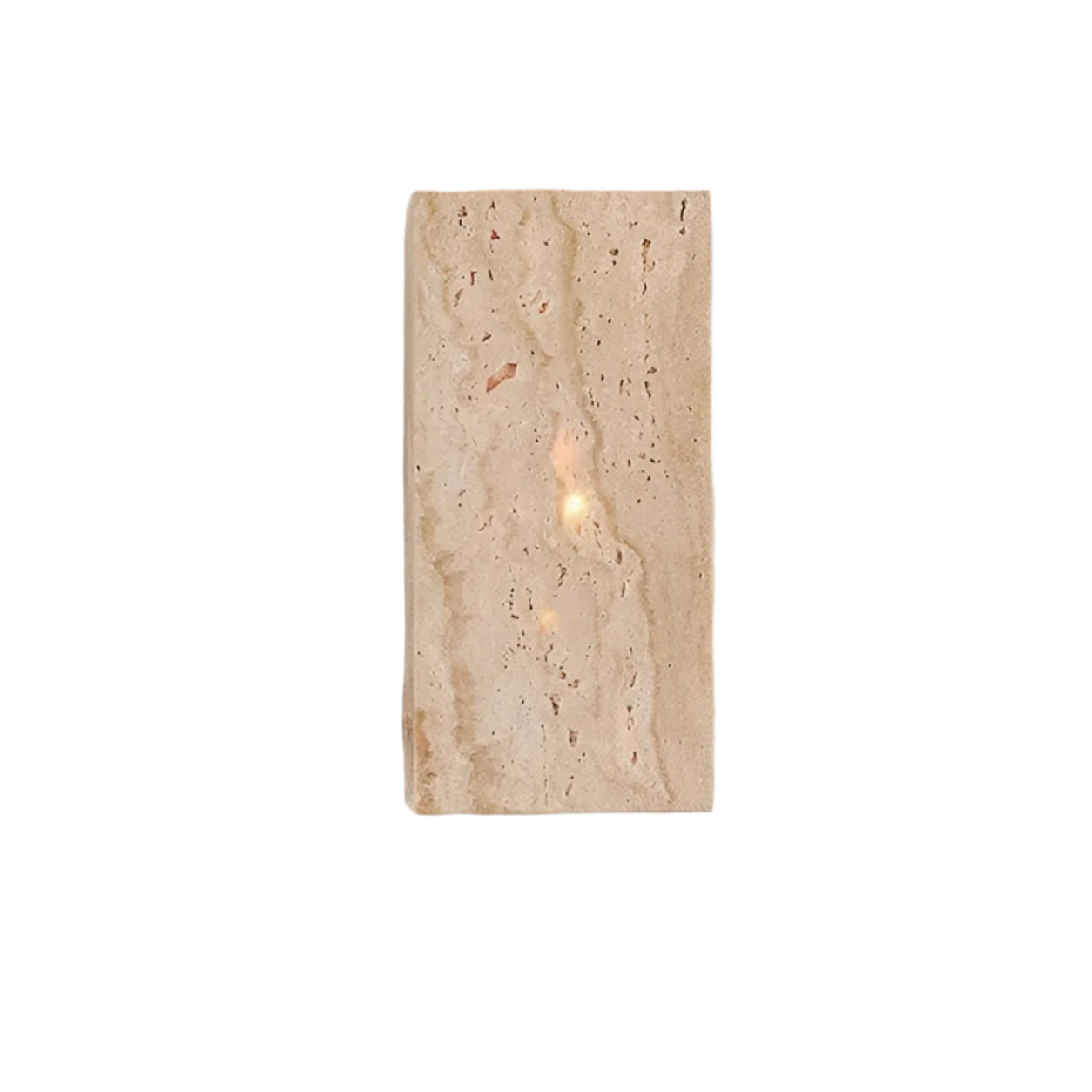 Travertine Stone Minimalist Outdoor LED Wall Light 1