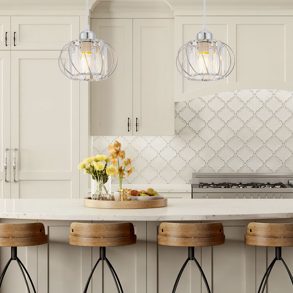 Glass Globe Pendant Light Ceiling Fixture