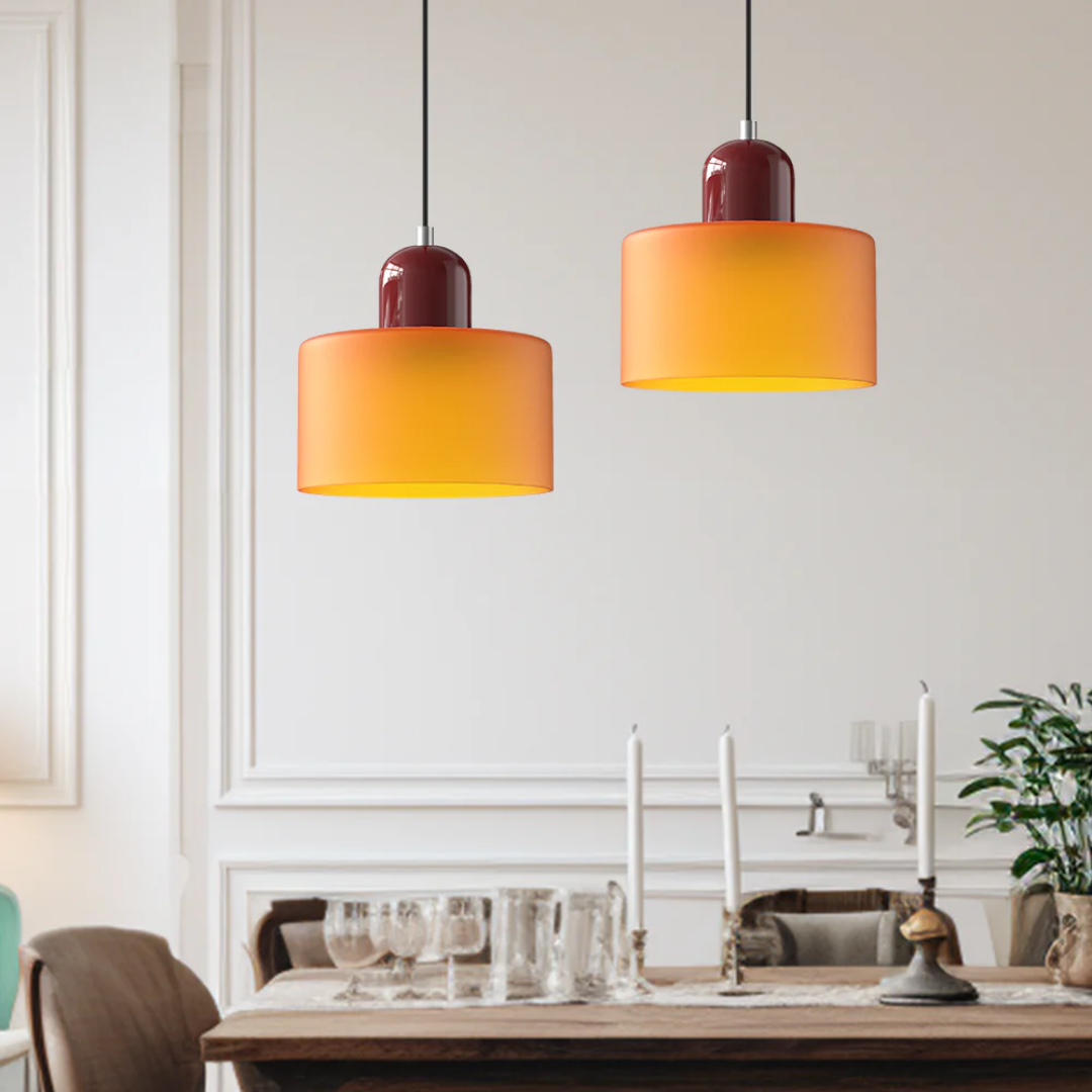 Glass Retro Pendant Light