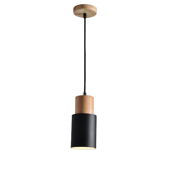 Aluminum LED Pendant Light Nordic Macaron Cylinder Modern Design