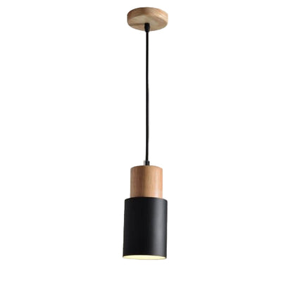 Aluminum LED Pendant Light Nordic Macaron Cylinder Modern Design