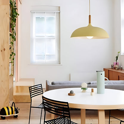 Wood Iron Nordic Style Pendant Light