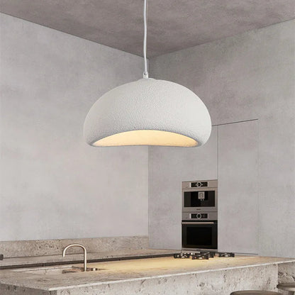 Nordic Wabi Sabi Pendant Light Fiberglass Modern Fixture