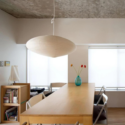 Mist Shard Japandi Paper Pendant Light