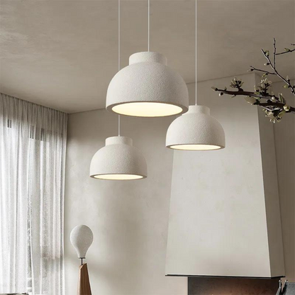 Polystyrene Nordic Minimalist Pendant Light Bowl