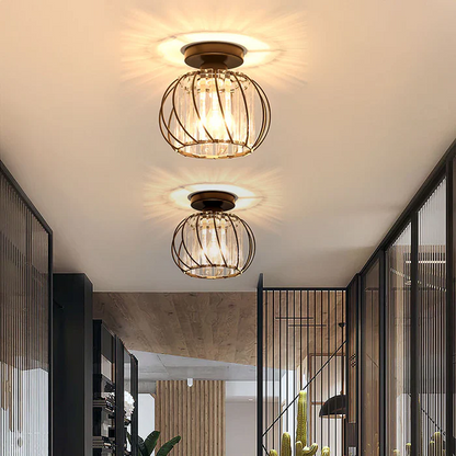 Glass Globe Pendant Light Ceiling Fixture