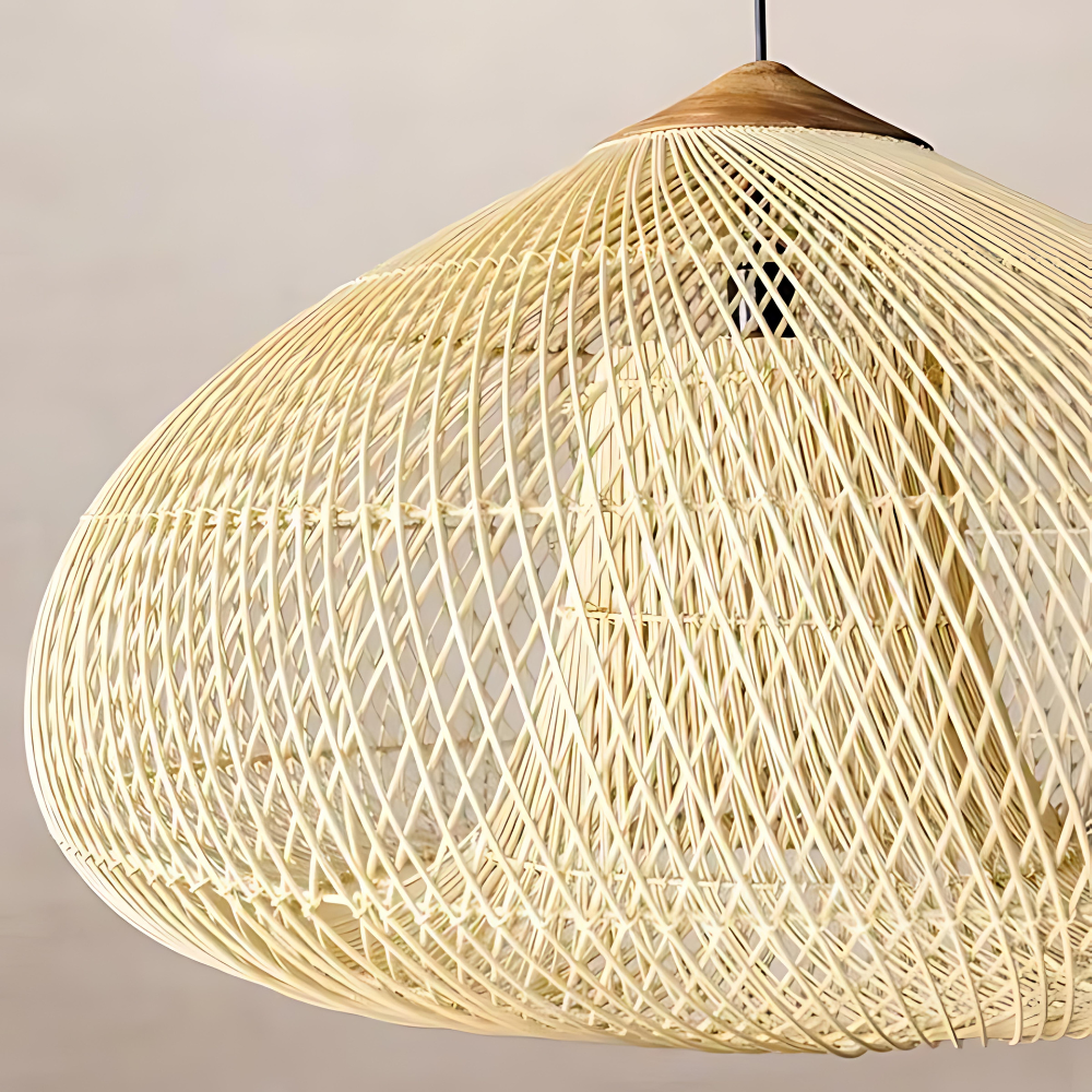 Rattan Bamboo Japandi Pendant Light
