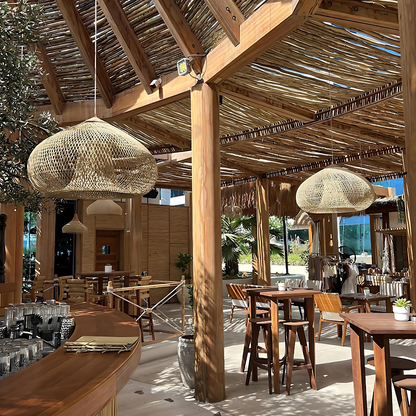 Rattan Bamboo Japandi Pendant Light