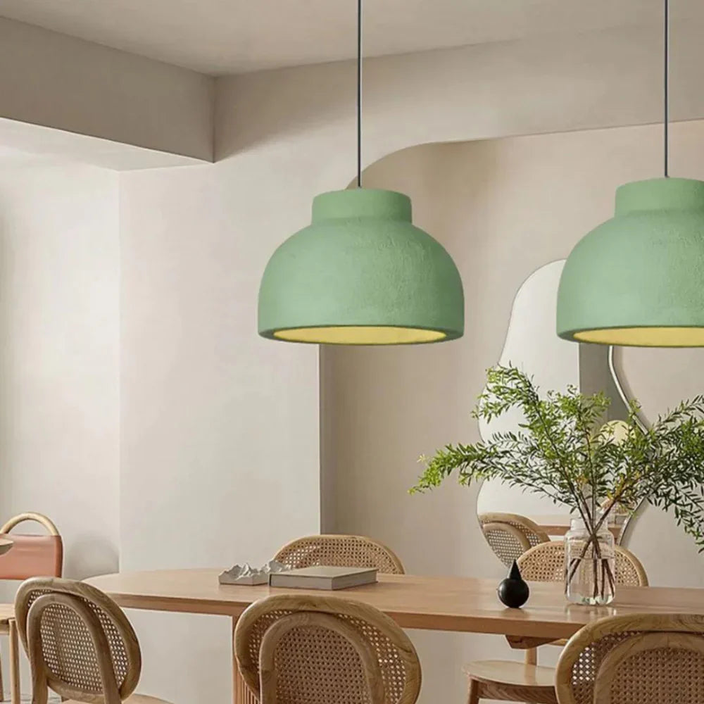 Polystyrene Nordic Minimalist Pendant Light Bowl