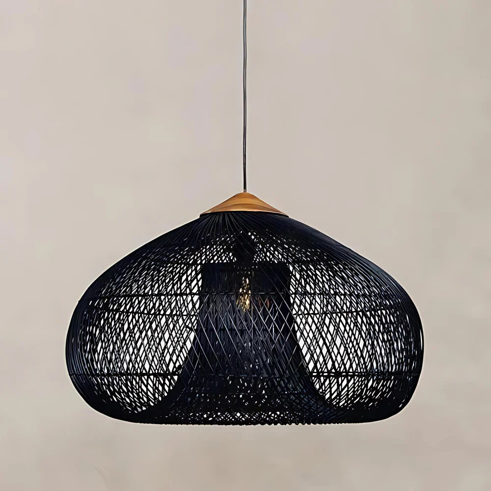 Rattan Bamboo Japandi Pendant Light