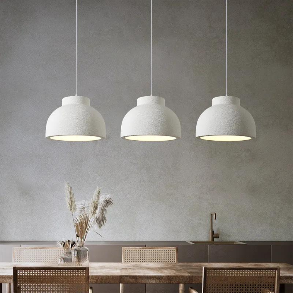 Polystyrene Nordic Minimalist Pendant Light Bowl