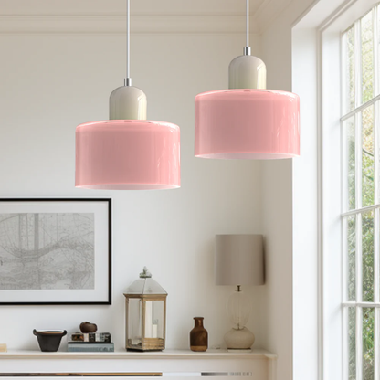 Glass Retro Pendant Light
