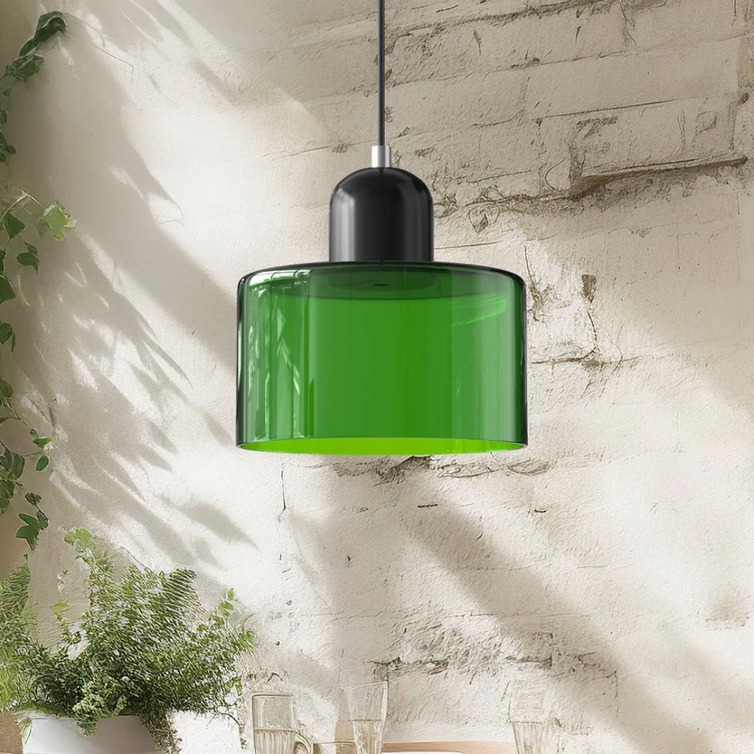Glass Retro Pendant Light