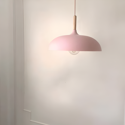 Wood Iron Nordic Style Pendant Light