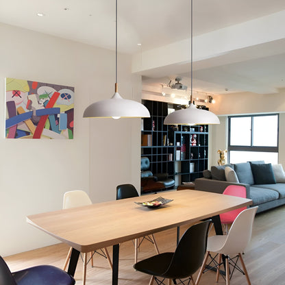 Wood Iron Nordic Style Pendant Light