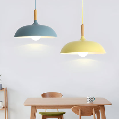 Wood Iron Nordic Style Pendant Light