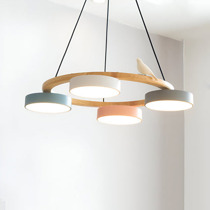 Sienna Nordic Modern Acrylic Round Pendant Light