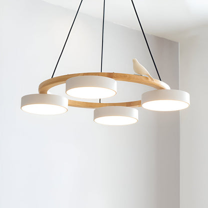 Sienna Nordic Modern Acrylic Round Pendant Light
