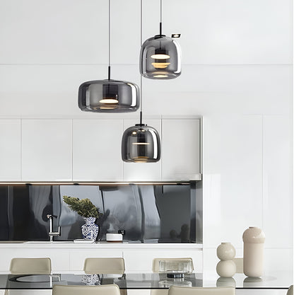 Retro Modern Glass LED Pendant Light