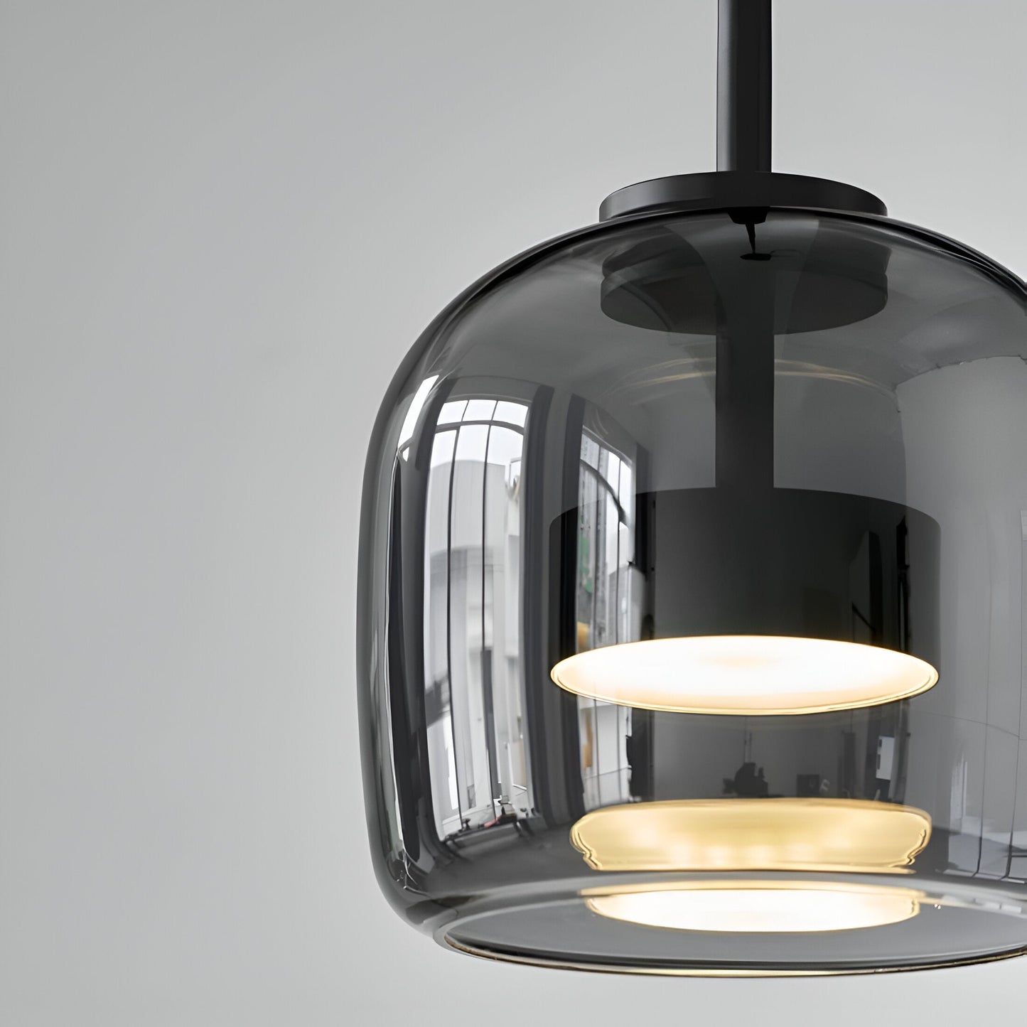 Retro Modern Glass LED Pendant Light