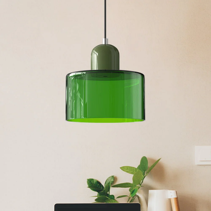 Glass Retro Pendant Light