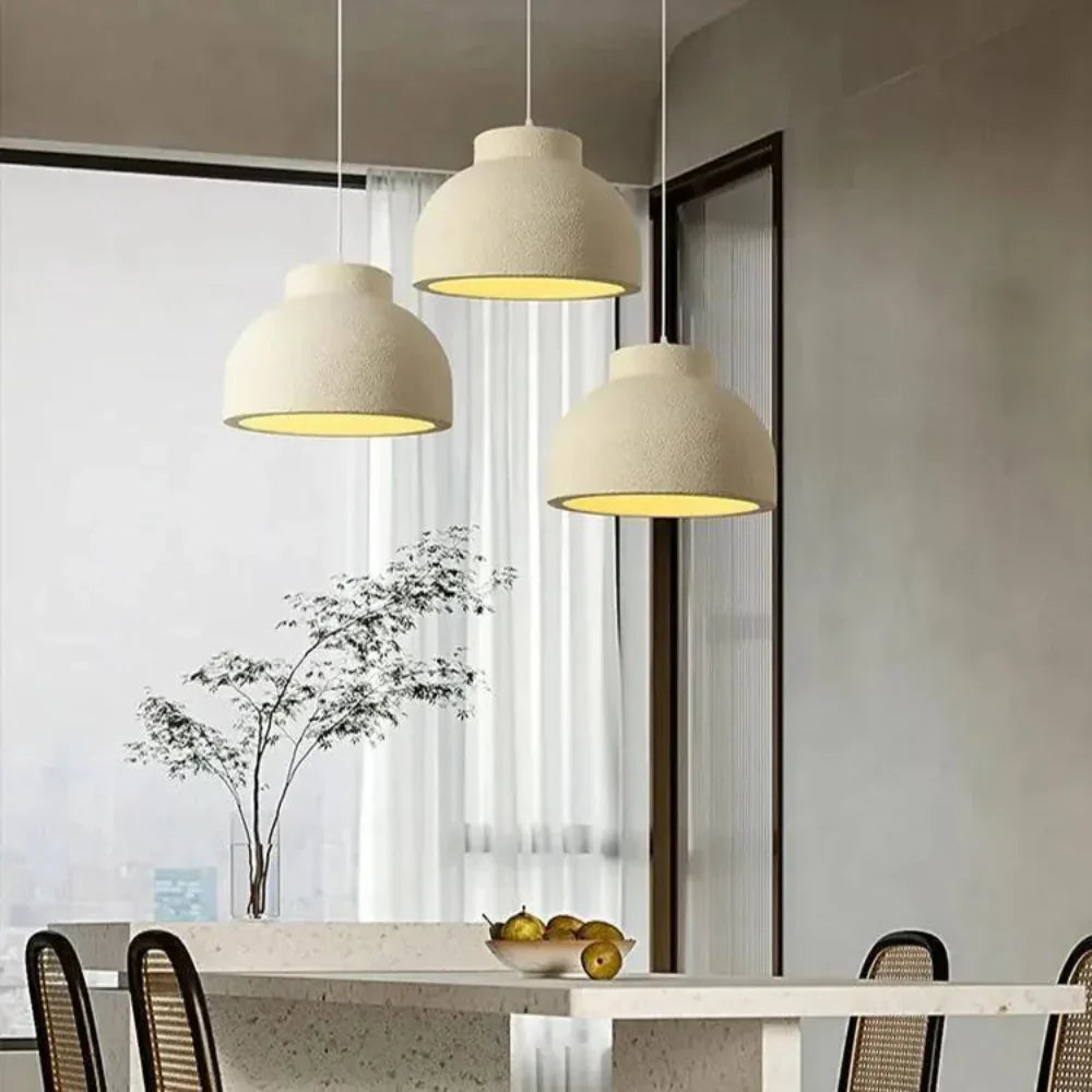 Polystyrene Nordic Minimalist Pendant Light Bowl