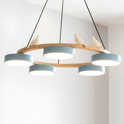 Sienna Nordic Modern Acrylic Round Pendant Light