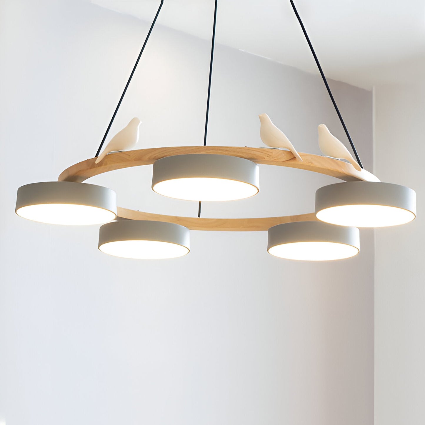Sienna Nordic Modern Acrylic Round Pendant Light
