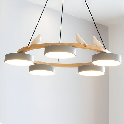 Sienna Nordic Modern Acrylic Round Pendant Light