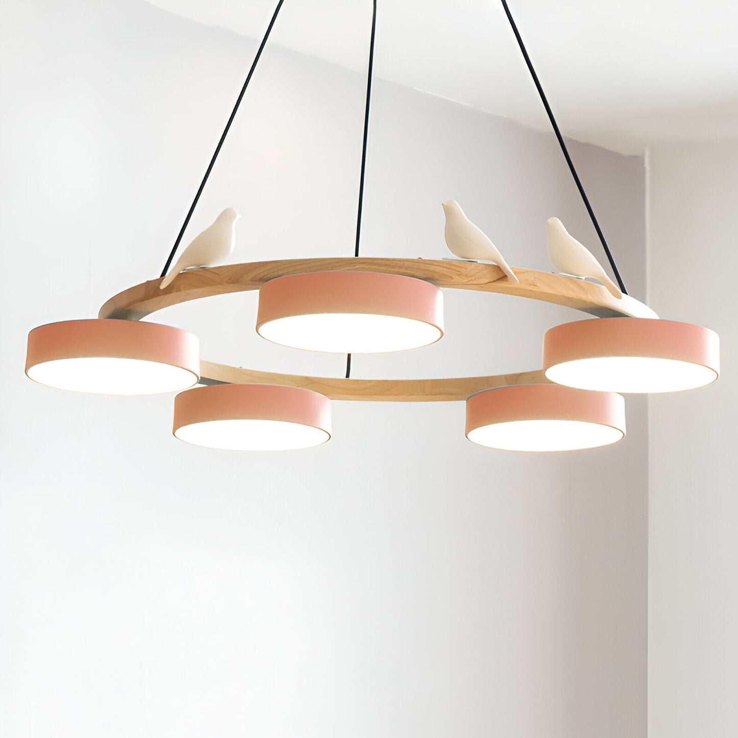 Sienna Nordic Modern Acrylic Round Pendant Light