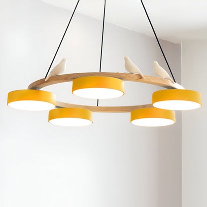 Sienna Nordic Modern Acrylic Round Pendant Light
