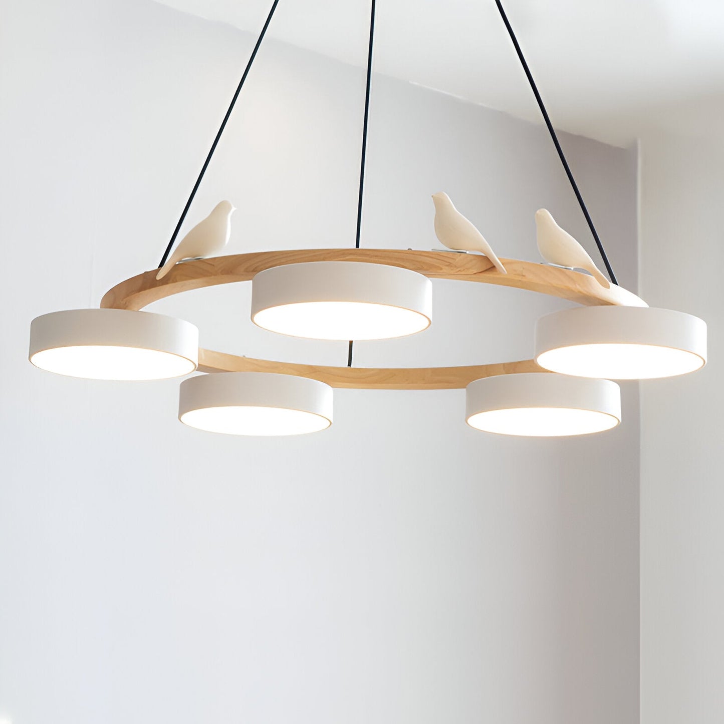 Sienna Nordic Modern Acrylic Round Pendant Light