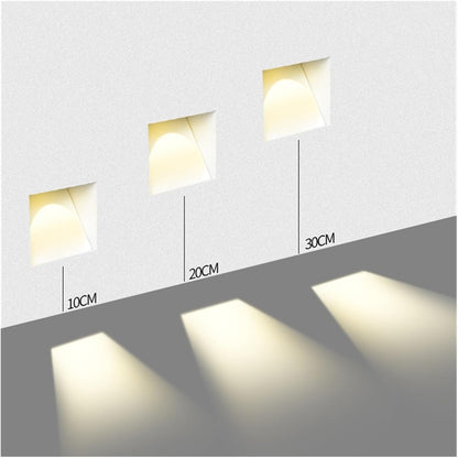 Frameless Metal LED Wall Light Nordic Design