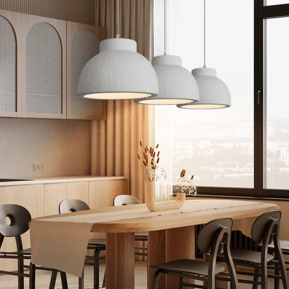 Polystyrene Nordic Minimalist Pendant Light Bowl