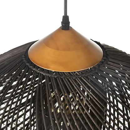 Rattan Bamboo Japandi Pendant Light