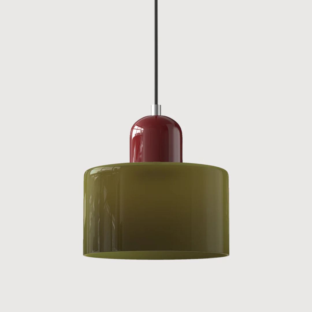 Glass Retro Pendant Light