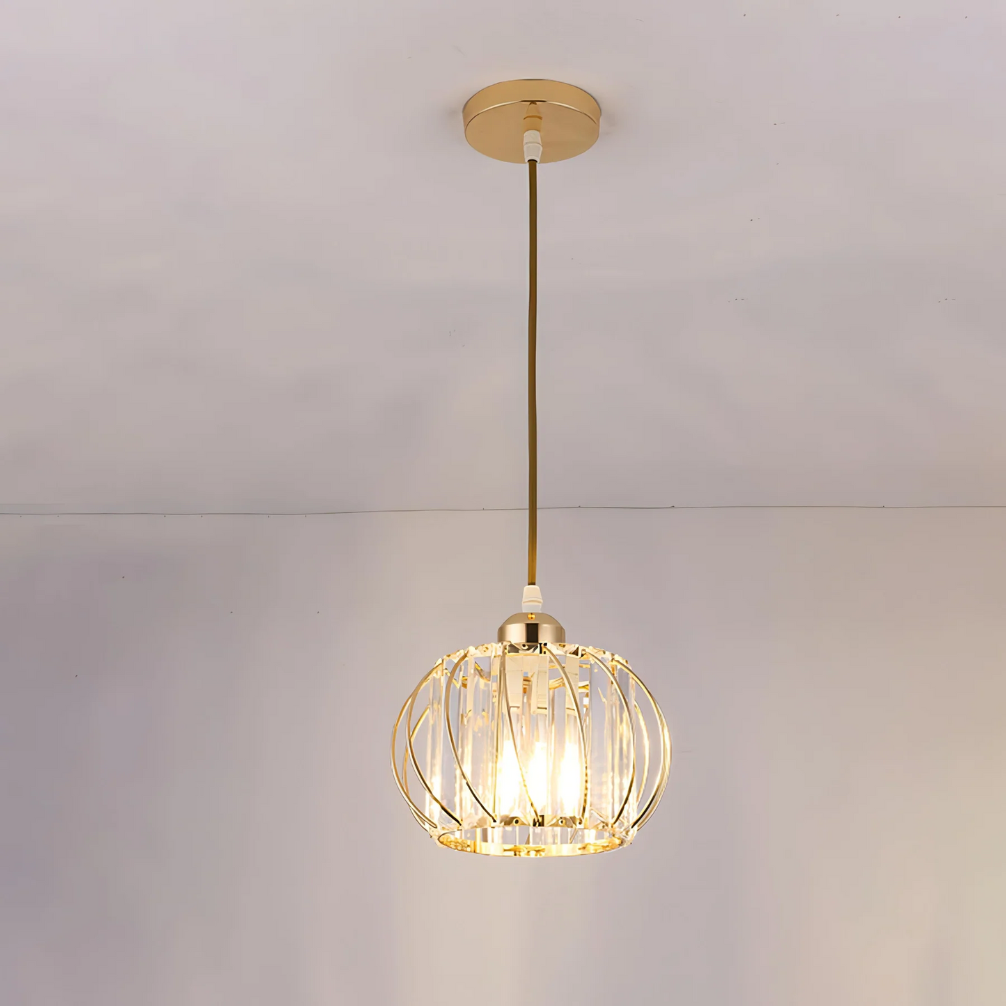 Glass Globe Pendant Light Ceiling Fixture