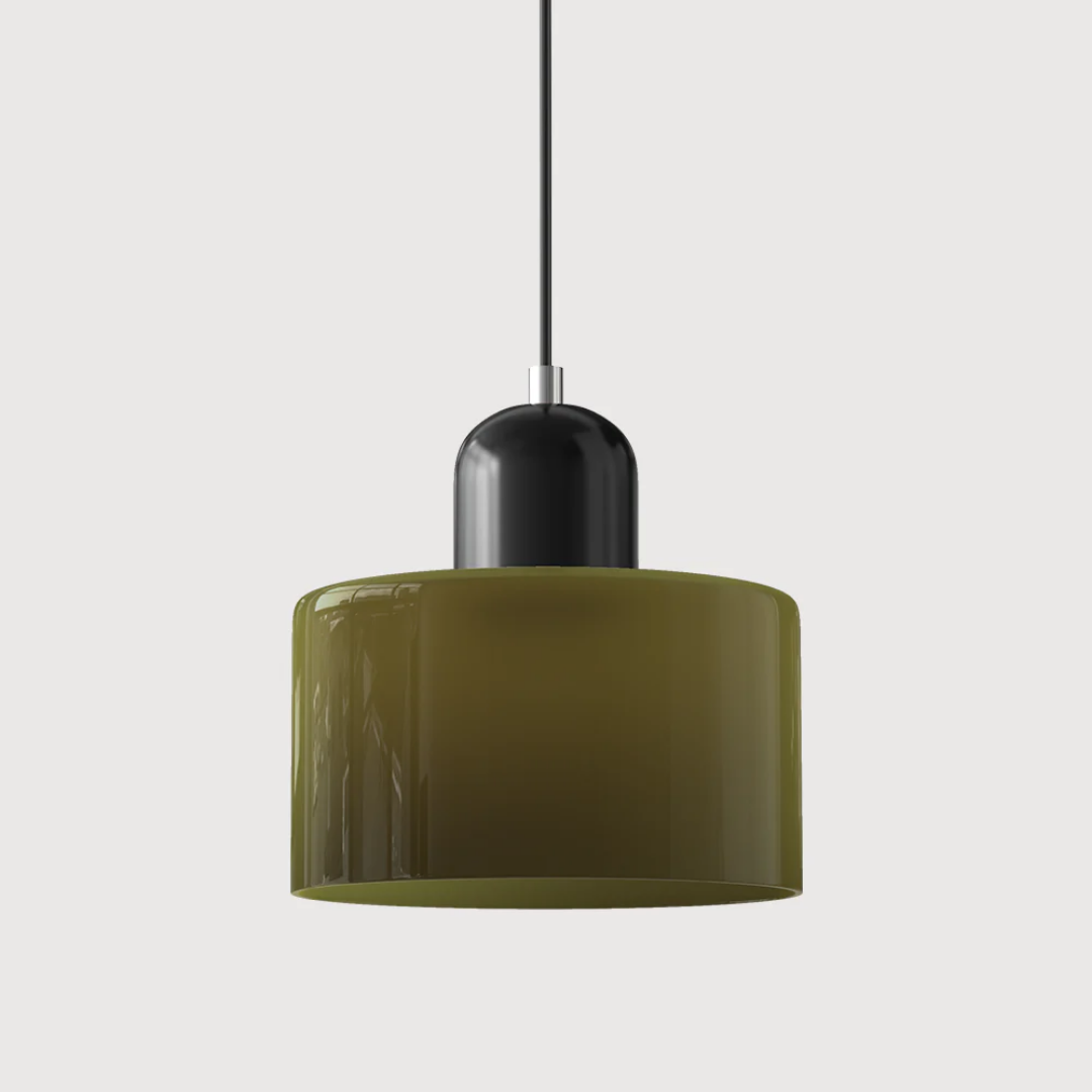 Glass Retro Pendant Light