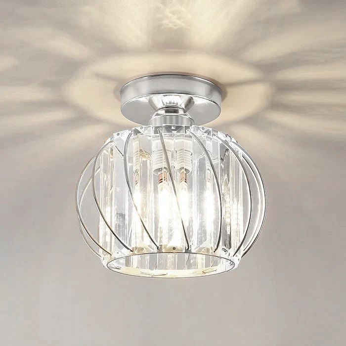 Glass Globe Pendant Light Ceiling Fixture